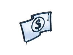 Sealed Graffiti | Keep the Change (Monarch Blue)