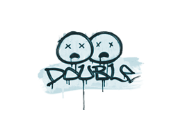 Sealed Graffiti | Double (Wire Blue)