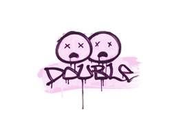 Sealed Graffiti | Double (Bazooka Pink)