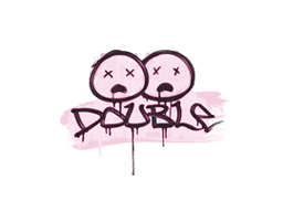 Sealed Graffiti | Double (Princess Pink)