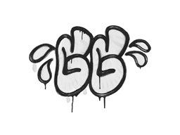 Sealed Graffiti | GGWP (Shark White)
