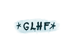 Sealed Graffiti | GLHF (Wire Blue)