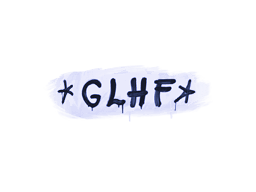Sealed Graffiti | GLHF (SWAT Blue)