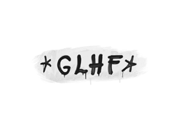 Sealed Graffiti | GLHF (Shark White)