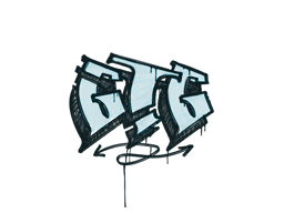 Sealed Graffiti | GTG (Wire Blue)