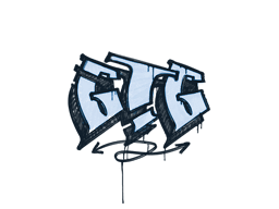 Sealed Graffiti | GTG (Monarch Blue)