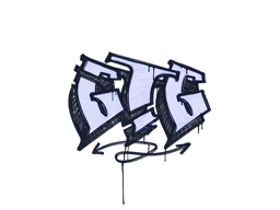 Sealed Graffiti | GTG (SWAT Blue)