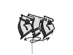 Sealed Graffiti | GTG (Shark White)