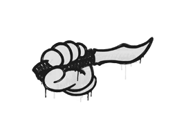 Sealed Graffiti | Backstab (Shark White)