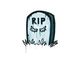 Sealed Graffiti | Tombstone (Wire Blue)