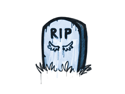 Sealed Graffiti | Tombstone (Monarch Blue)
