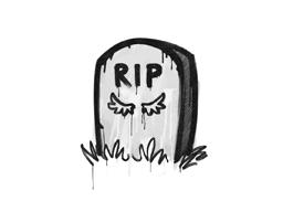 Sealed Graffiti | Tombstone (Shark White)