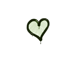 Sealed Graffiti | Heart (Battle Green)
