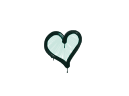 Sealed Graffiti | Heart (Frog Green)