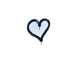 Sealed Graffiti | Heart (Monarch Blue)