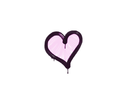 Sealed Graffiti | Heart (Bazooka Pink)