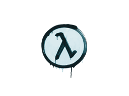 Sealed Graffiti | Lambda (Wire Blue)