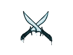 Sealed Graffiti | X-Knives (Wire Blue)