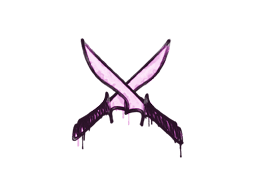 Sealed Graffiti | X-Knives (Bazooka Pink)