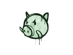 Sealed Graffiti | Piggles (Jungle Green)