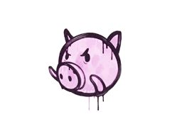 Sealed Graffiti | Piggles (Bazooka Pink)