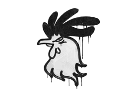 Sealed Graffiti | Cocky (Shark White)