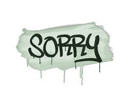 Sealed Graffiti | Sorry (Cash Green)