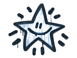 Sealed Graffiti | Shining Star (Monarch Blue)