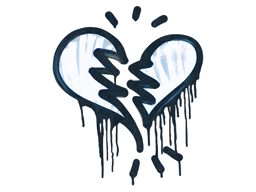 Sealed Graffiti | Broken Heart (Monarch Blue)