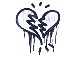 Sealed Graffiti | Broken Heart (SWAT Blue)