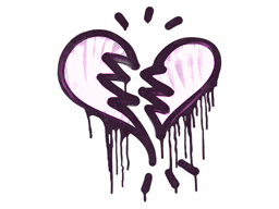 Sealed Graffiti | Broken Heart (Bazooka Pink)