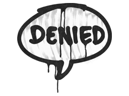 Sealed Graffiti | Denied (Shark White)