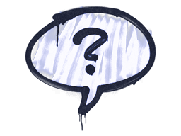 Sealed Graffiti | Question Mark (SWAT Blue)