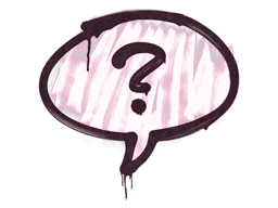 Sealed Graffiti | Question Mark (Princess Pink)
