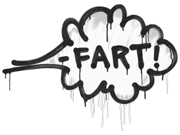 Sealed Graffiti | Fart (Shark White)