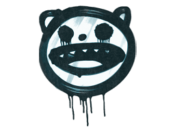 Sealed Graffiti | Happy Cat (Wire Blue)