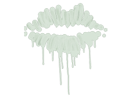 Sealed Graffiti | Kiss (Cash Green)