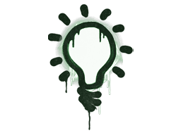 Sealed Graffiti | Lightbulb (Jungle Green)