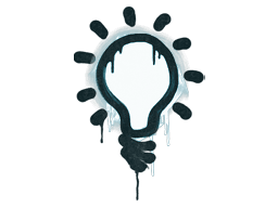 Sealed Graffiti | Lightbulb (Wire Blue)