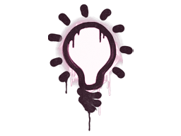 Sealed Graffiti | Lightbulb (Princess Pink)