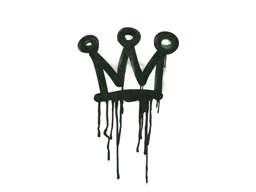 Sealed Graffiti | Little Crown (Cash Green)