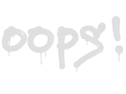 Sealed Graffiti | Oops (Shark White)