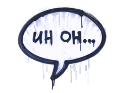 Sealed Graffiti | Uh Oh (SWAT Blue)