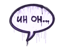 Sealed Graffiti | Uh Oh (Monster Purple)