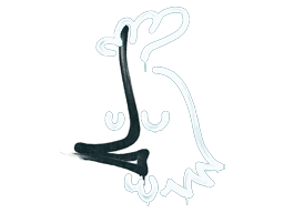 Sealed Graffiti | Recoil AK-47 (Wire Blue)