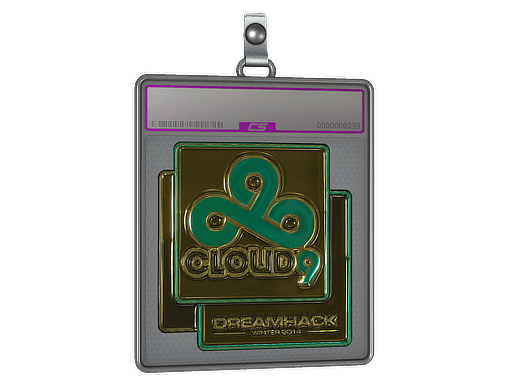 Sticker Slab | Cloud9 (Gold) | DreamHack 2014