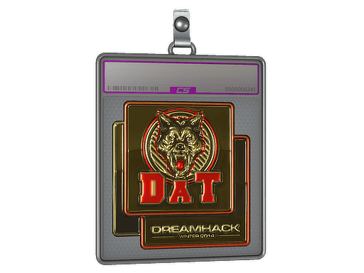 Sticker Slab | dAT team (Gold) | DreamHack 2014