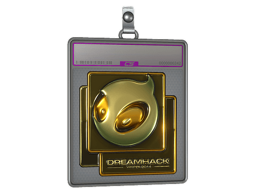 Sticker Slab | Team Dignitas (Gold) | DreamHack 2014