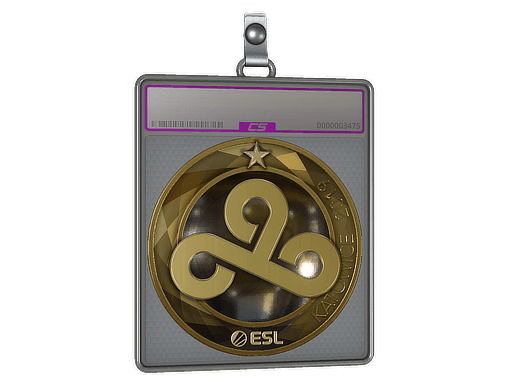 Sticker Slab | Cloud9 (Gold) | Katowice 2019