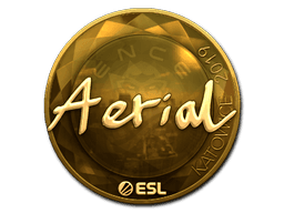 Sticker | Aerial (Gold) | Katowice 2019
